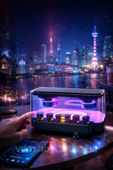Беспроводная Bluetooth-колонка с RGB-подсветкой Z6 | Зображення 1