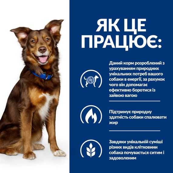 Hill's Prescription Diet Metabolic Сухий корм для собак для контролю та зниження ваги, з куркою, 1,5 кг | Зображення 2