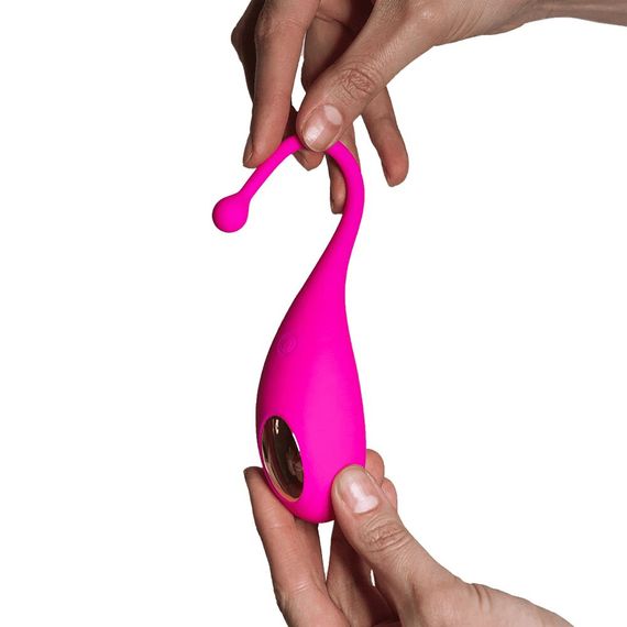 Смарт-віброяйце Adrien Lastic Palpitation Pink з глибокою вібрацією | Зображення 5