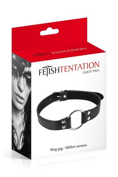 Кляп із кільцем Fetish Tentation Ring Gag (м'яте паковання!!!) Sex Aura | Зображення 2