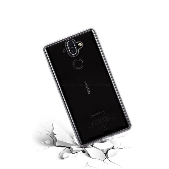 Прозорий Силіконовий чохол TPU для Nokia 7 Plus | Зображення 1