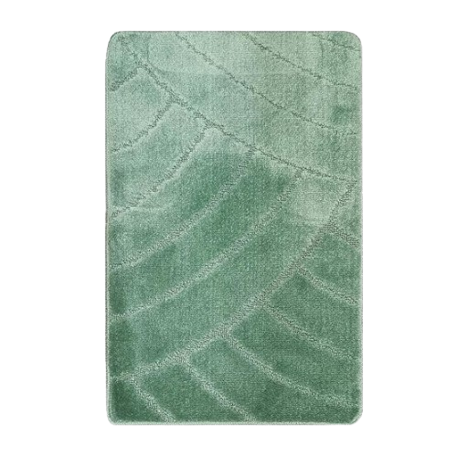 Набір килимків для ванної 2шт 55*90см+45*55см мікс бирюзовый ELIF