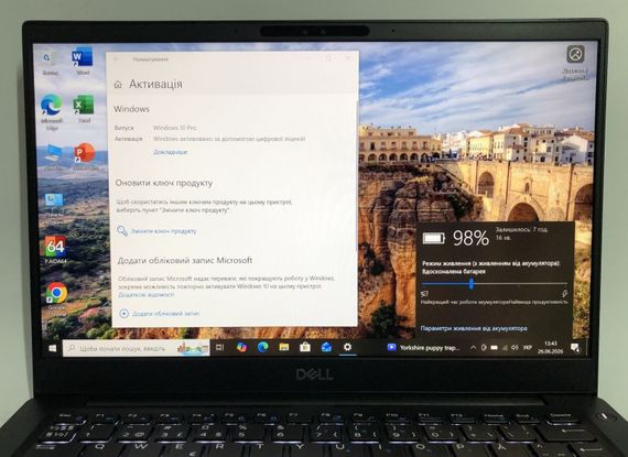 Ультрабук Б-клас Dell Latitude 7390 / 13.3" (1920x1080) IPS / Intel Core i5-7300U (2 (4) ядра по 2.6 - 3.5 GHz) / 8 GB DDR4 / 256 GB SSD / Intel UHD Graphics 620 / WebCam / Win 10 Pro б/в | Зображення 9