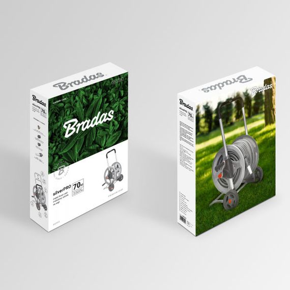 Візок для шланга Bradas SILVER PRO 1/2" 70 м AG333 | Зображення 1