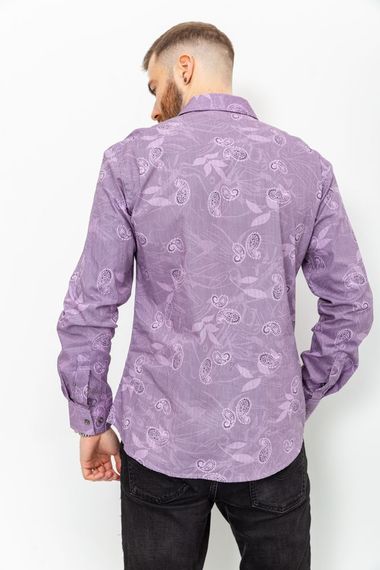 Сорочка чоловіча, колір бузковий, 131R148955 | Зображення 4