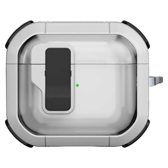 Футляр протиударний Locking Button для навушників Airpods 3 White