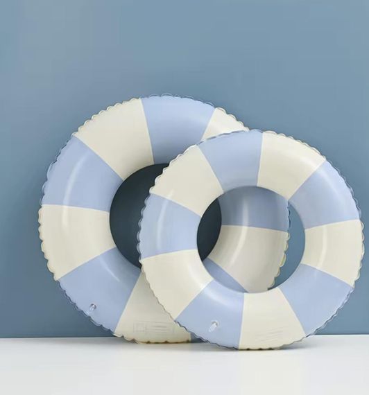 Надувне коло дитяче Біло Блакитна  полоса 70 розмір | Зображення 2