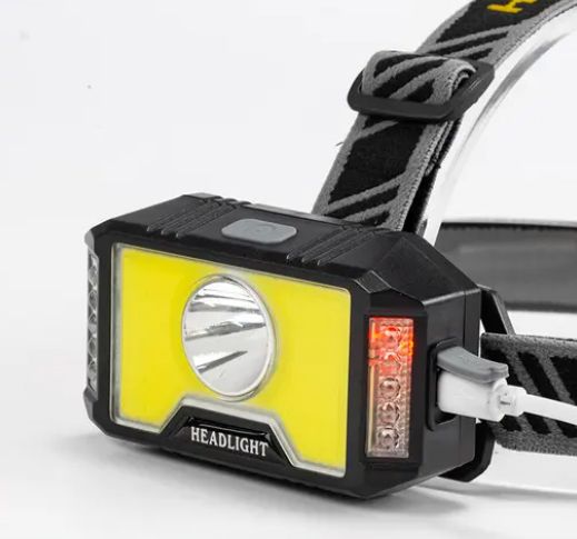 Фонарь аккумуляторный налобный SL-13 3W+COB10W | Зображення 2