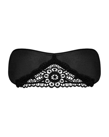 Маска на очі Obsessive Satinia Чорна One Size | Зображення 2