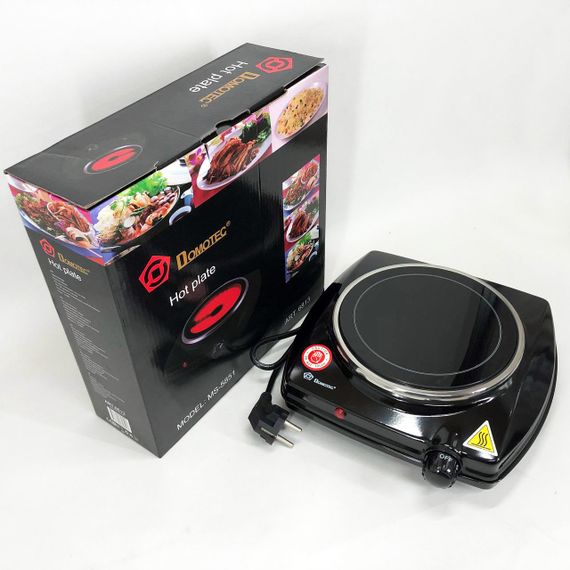 Бытовая электро-плитка DOMOTEC MS-5851 900 Вт, Электрическа настольная плита, Настольная мощная плита ZA-62 | Зображення 9