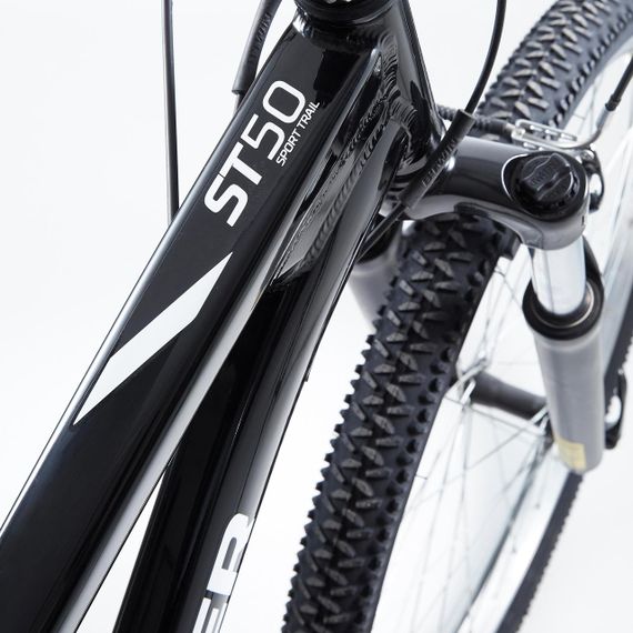 Велосипед туристичний гірський MTB Explore 26" чорний - L - 175-184 см | Зображення 8