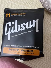 Струни для електрогітари гітари Gibson 11-50 medium lights
