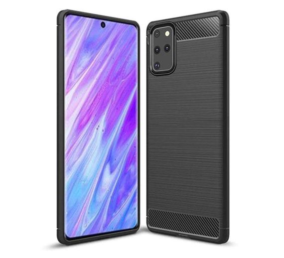 Чохол Primo Carbon Fiber Series для Samsung Galaxy S20 Plus (SM-G985) - Black | Зображення 1