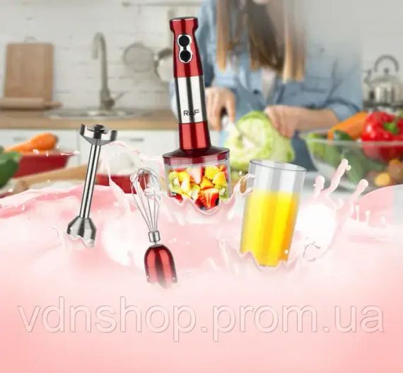 Блендер занурювальний RAF R-296 ручний 1000Вт | Зображення 1