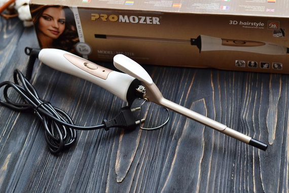 Тонка плойка для волосся Pro Mozer MZ-2218 | Зображення 3