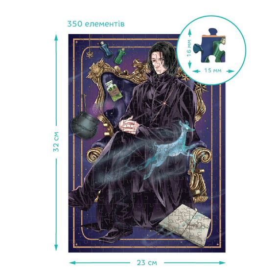 Дитячий пазл 3 в 1 "Династія чарівників" 200575 набір 4 в 1 | Зображення 4