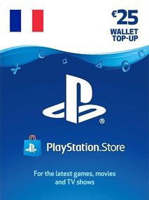 PlayStation Network Gift Card 25 EUR PSN FRANCE