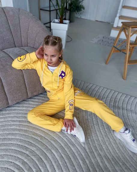 Костюм для дівчинки Носи своє 134 Жовтий (p-8331-148757) | Зображення 4