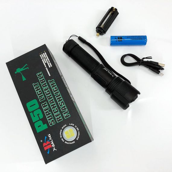 Фонарик ручной тактический Bailong BL-Z01-P50, сверхмощный фонарик, тактические фонари для охоты | Зображення 9