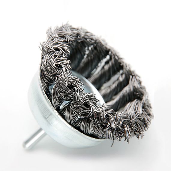 Щітка чаша сталеві витки 75 мм (дриль) APRO 8304091