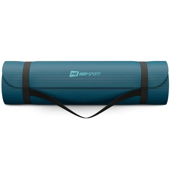 Коврик для йоги Hop-Sport HS-NB016GM NBR 1,5см темний морський | Зображення 7