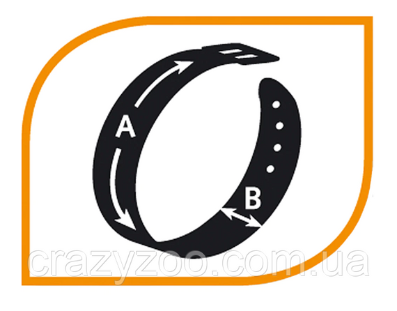 Ошейник для собак Ferplast Daytona C25/45 нейлоновый черный 2.5х37-45 см 75248917 | Зображення 1