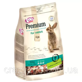 Повнораціонний корм для кролів Lolo Pets Premium 900 г LO-70122