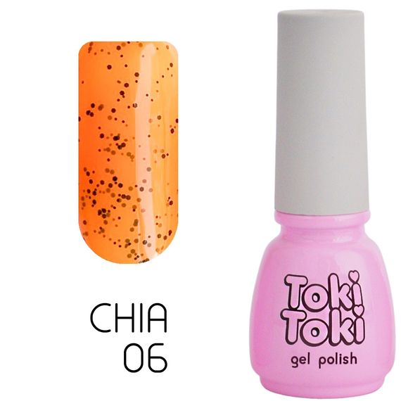 Гель-лак Toki-Toki Chia 06 мандарин 5мл | Зображення 1