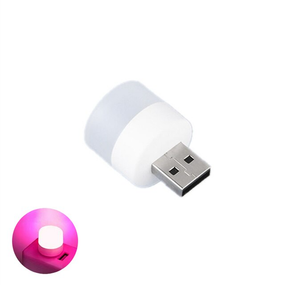 Мини светодиодный usb светильник круглый, Розовый