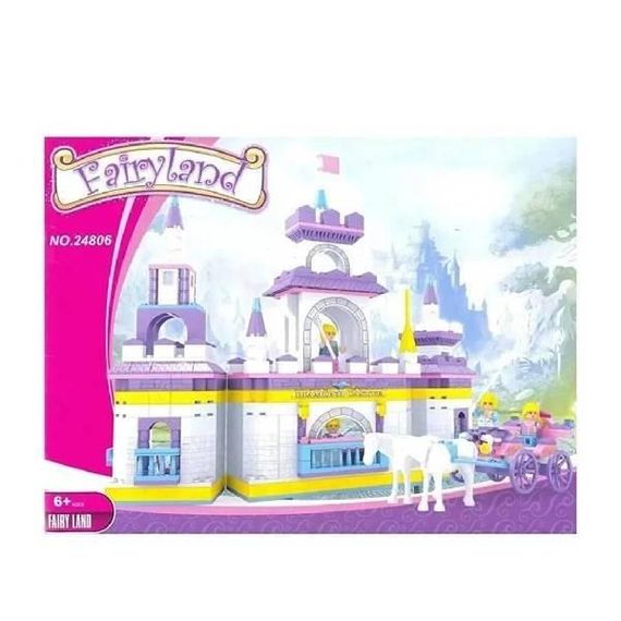 Конструктор Красочный замок Fairyland 614 деталей AUSINI