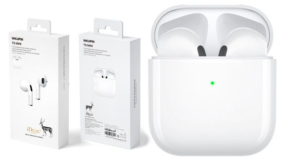 Bluetooth гарнитура WK T5 Mini с высоким качеством звука и длительным временем работы от аккумулятора (MAW-45386_646) | Зображення 2