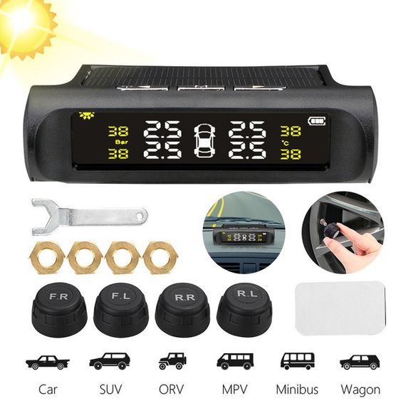 Система контролю тиску у шинах TPMS+SOLAR зовнішні датчики | Зображення 3