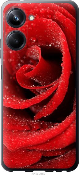 Чехол на Realme 10 Pro Красная роза "529u-2945-17620"