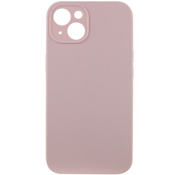 Чохол Silicone Case Full Camera Protective (AA) NO LOGO для Apple iPhone 14 (6.1") Рожевий / Chalk Pink