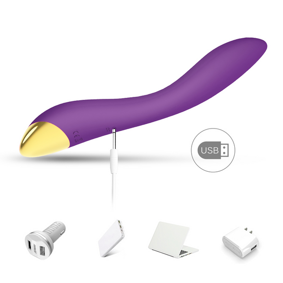 Вибромассажер для точки G Boys of Toys - Flamingo Purple, BS5200008-1 Sex Aura | Зображення 6