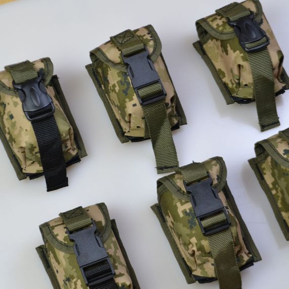 Підсумок під гранату з кордури піксель MOLLE для гранати тактичний ZR-57 | Зображення 7