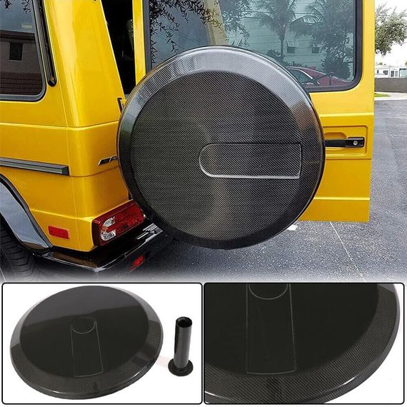 Накладка на запасное колесо (2004-2018, Сухой карбон) для Mercedes G сlass W463