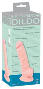 Фалоімітатор - Medical Silicone Dildo, 18 см