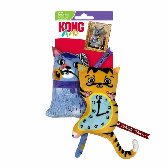Іграшка для котів Kong Artz Dali / Van Gogh, 2 шт