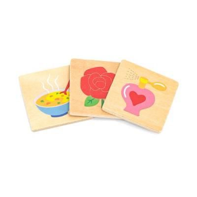 Развивающая игрушка Viga Toys Деревянный пазл-игра Изучаем чувства (44507) | Зображення 4