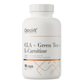 Жиросжигатель OstroVit L-Carnitine + CLA + Green Tea 90 caps