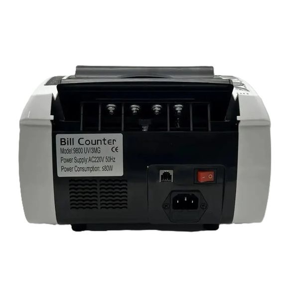 Счетна машинка з детектором XPRO Bill Counter 9800MG 9481, швидкість підрахунку 900 банкнот/хв. (47326-9800_2629) | Зображення 5