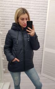 Куртка 416 синій