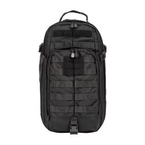 Однолямковий тактичний рюкзак 5.11 Tactical 18 літрів Black штурмовий рюкзак із системою MOLLE для військових, туризму та EDC
