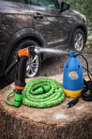 Портативне автомобільне миття від прикурювача з насосом, шлангом та розпилювачем Chejieba