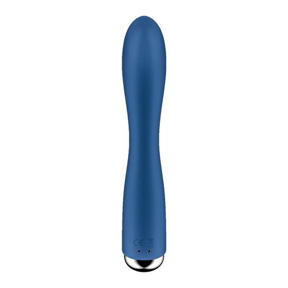 Вібратор-кролик з ротацією Satisfyer Spinning Rabbit 1 Blue, 3 мотори Sex Aura | Зображення 3