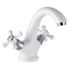 Смеситель для умывальника Mixxus Omega 161 белый (MI2765)