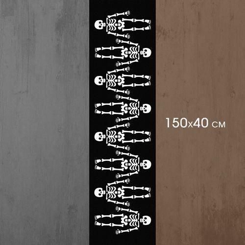 Доріжка на стіл Скелети 150x40 см (DR__24S022) | Зображення 2