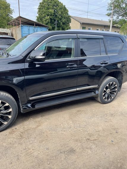 Бокові пороги GX-style (2 шт., алюміній) Білий колір для Toyota Land Cruiser Prado 150 | Зображення 8