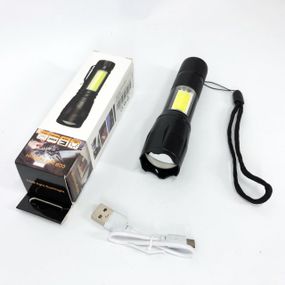 Потужний тактичний ліхтар світлодіодний, Ліхтар для дому з зарядкою від розетки Надпотужний лід XD-45